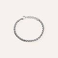 bracciale catena man code acciaio collezione man code bianco