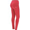 pantaloni push up wr. up vita alta superskinny in cotone cayenne donna large
