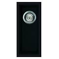 - lavello quadra 50 keratek plus sottotop 20x44 cm 1 vasca colore nero assoluto 86