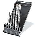 - set di punte per calcestruzzo sds plus quatro set da 5 5 6 x 110 mm + 8 10 12 x 160 mm