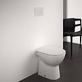 vaso wc distanziato i. life a scarico parete sedile escluso p 51. 5 x l 36 x h 40 cm bianco