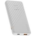 - powerbank 10 000mah usb-a/usb-c modello go2 fastcharge 15w compatto bianco