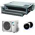 condizionatore canalizzabile mini sky fdxm-f9 dual split 9000+12000 btu inverter a++ esterna 4 kw