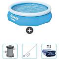 - piscina fuori terra in giro 305x76 cm blu include accessori coordinati cb45