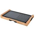 grill griglia elettrica 1800w bamboo nero