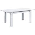 bricobravo tavolo rettangolare allungabile bianco antigraffio 004586bo