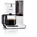 tka8011 styline macchina da caffè 10 tazze colore bianco/antracite 1160w