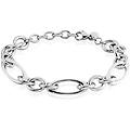 bracciale lady code acciaio maglie mix collezione lady code argentato