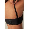 reggiseno a fascia daila in microfibra ultralight donna nero taglia 3b