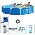 - piscina fuori terra in giro 366x76 cm blu include accessori coordinati a1729