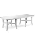 ipae- tavolo allungabile colore bianco modello trio plus