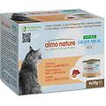 hfc natural light 24 x 50 g alimento umido per gatti tonno e gamberetti