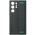 - cover s23 ultra silicone cinturino originale silicone grip case nera