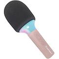 microfono bluetooth con luce rosa