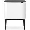 313509 bidone per la spazzatura 36 l rettangolare plastica bianco (313507)