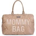 CHILDHOME borsa da viaggio mommybag trapuntata beige