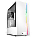 case atx 1xusb 2. 0 2xusb 3. 0 vetro temperato 1x 120mm fan front 7 slot espansione argb rgb slider