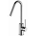 miscelatore lavabo con canna orientabile serie light lig978cr cromato ottone