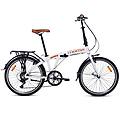 bicicletta pieghevole light 24. alluminio. shimano 7v. sella comfort