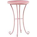 - tavolino in metallo rosa rotondo 40 cm cavinia