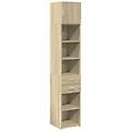 - mobile sottile rovere sonoma 40x42 5x225 cm in truciolato