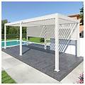gazebo in ferro standard bianco 4x3 metri