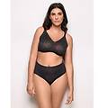 slip vita alta principessa lace / nero / l/xxl nero