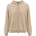 felpa con cappuccio cashmere