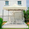 gazebo pieghevole in acciaio e oxford 420d pvc 300x300 cm h 305 cm
