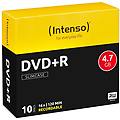 dvd+r 4 7gb 10pcs slimcase 16x