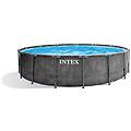 - piscina rotonda con struttura ø457xh122 cm prisma frame gw intex26742