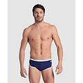 shorts da bagno uomo navy-white