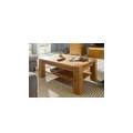 tavolino da salotto in legno di quercia selvatica 110x70x45 oliato naturale kent #115