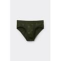 slip cotone superior stampa tartaruga uomo verde taglia 4