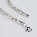 bracciale catena silver collection argento rodiato collezione silver collection bianco