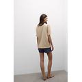 maglia manica corta in elevated cotton donna naturale taglia m