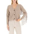 cardigan con frange