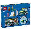 Lego Ambulanza Di Emergenza Con Snowboarder City