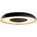 by signify hue white ambiance still plafoniera smart nera + dimmer switch