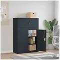- armadio classificatore antracite 90x40x130 cm in acciaio