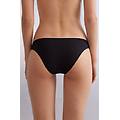 slip vita bassa in cotone donna nero taglia 3