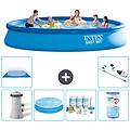 - piscina fuori terra in giro 457x84 cm blu include accessori coordinati a1229