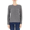 maglione misto lana polo