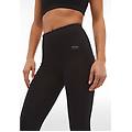leggings superfit 7/8 vita super alta con tasca laterale nero donna xxs