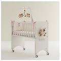 Nanan Letto Co Sleeping Puccio Rosa Con Materasso 39201r