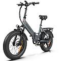 bicicletta elettrica samebike lotdm200-ii pieghevole 750w 48v 13ah fat bike 20x4 lcd nfc