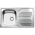 lavello 1 vasca (86x50cm) atmosfera inox prelucidato tm861irpc