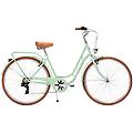 capri berlin verde miele 7v bicicletta classica