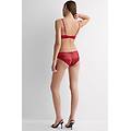 slip in pizzo floreale pretty flowers donna rosso taglia 2