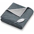hd 75 cosy coperta elettrica 100w grigio tessuto felpato